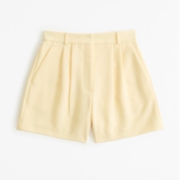 Abercrombie and Fitch Sloane tailored short in sunny yellow size 6 - Picture 1 of 4